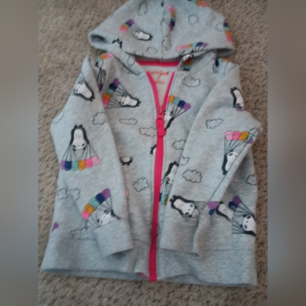 Cute Bear With Balloons Jacket